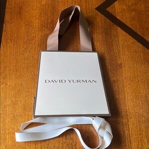 David Yurman White and Tan small Bag